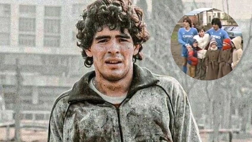 El día que Maradona jugó un partido a escondidas del Napoli para ayudar a un niño en Italia