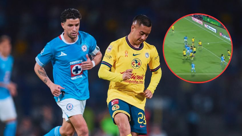 El CABEZAZO de Rivero que le dio el triunfo a Cruz Azul sobre América en la Semifinal de Ida | VIDEO