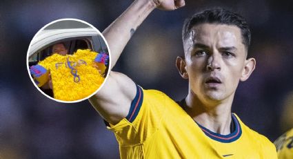 Álvaro Fidalgo se conmueve tras recibir 2 piñatas del América | VIDEO