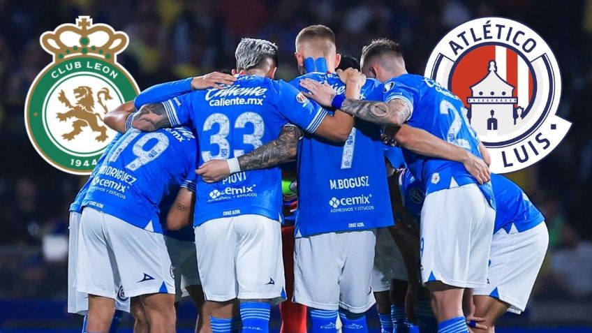 Cruz Azul, al acecho de 2 estrellas del León y Atlético de San Luis para el Apertura 2025