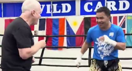 Manny Pacquiao y Freddie Roach ya entrenan juntos para el regreso al ring del filipino | VIDEO