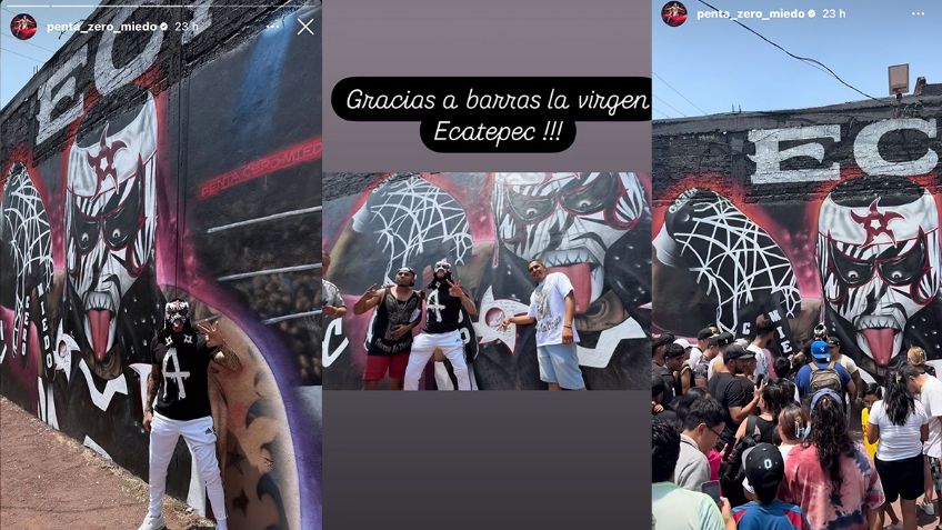 WWE: Penta regresa a Ecatepec para inaugurar un mural en su honor | VIDEO