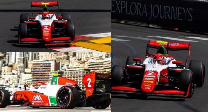 Noel León, piloto de Alessandros Racing, sufrió un contacto en la Sprint de Mónaco