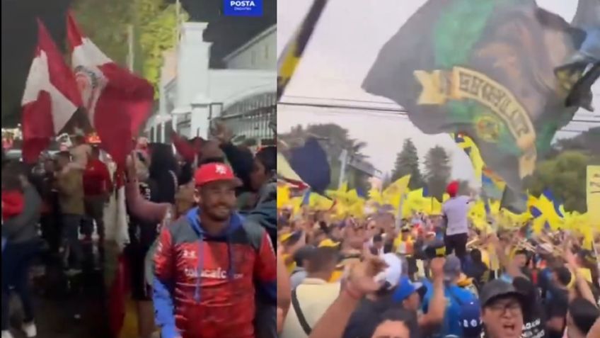 Aficionados de América y Toluca llevan SERENATAS a sus equipos previo a la Final | VIDEOS