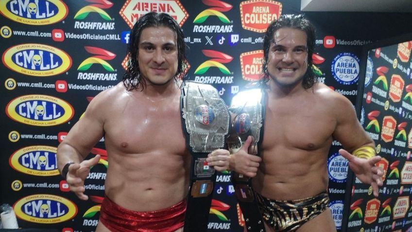 CMLL: Los Hermanos Chávez expondrán el Campeonato Mundial de Parejas ante figuras de AEW