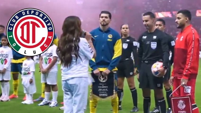 "Siente tu liga y arriba el Toluca": Joven rompe el protocolo en la Final del Clausura 2025 | VIDEO