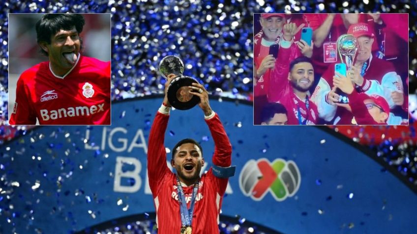 Vega emula a Cardozo y festeja el título de Liga MX con Valentín Diez, dueño del Toluca | VIDEO