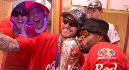 Jesús Angulo recuerda a Chivas en plena celebración del título con Toluca | VIDEO