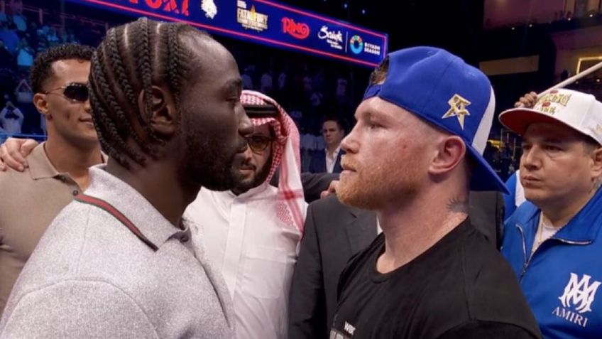 Canelo Álvarez y Terence Crawford protagonizan intenso careo, ¿cuándo será su pelea? | VIDEO