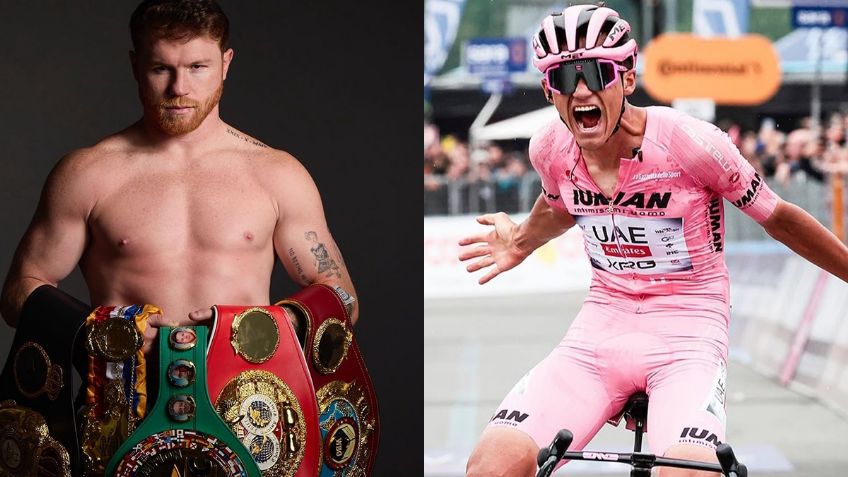 Canelo Álvarez siente un gran orgullo por Isaac del Toro al verlo triunfar en el Giro de Italia