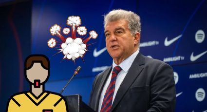 Joan Laporta señala al arbitraje como culpable de la eliminación del Barcelona en Champions