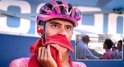 Giro de Italia: Así fue el saludo de Isaac del Toro y el papa León XIV en Roma | VIDEO