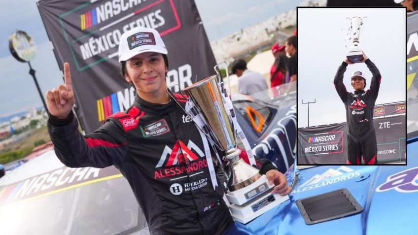 Alessandros Racing: Helio Meza extiende su dominio y conquista la NASCAR Challenge en Querétaro