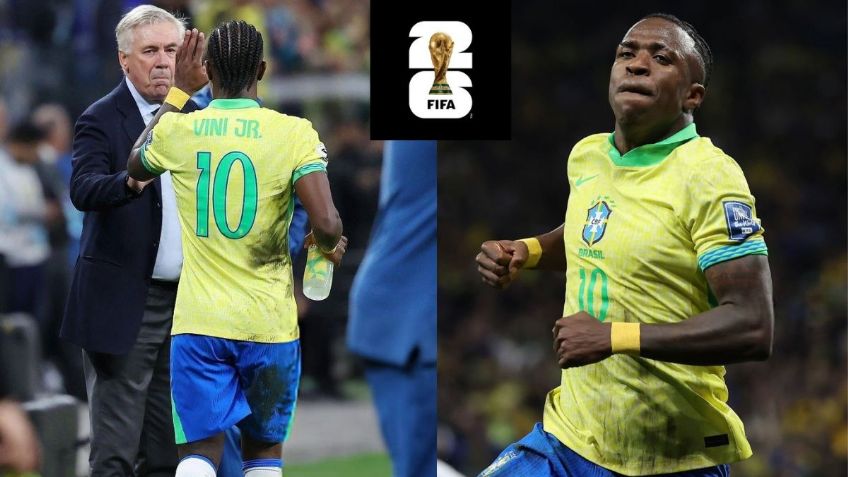 Brasil clasifica al Mundial 2026 de la mano de Carlo Ancelotti; Vinicius marcó el gol | VIDEO