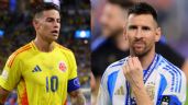 Foto ilustrativa de la nota titulada: Lionel Messi confronta a James Rodríguez en el Argentina vs Colombia: “Hablas mucho” | VIDEO