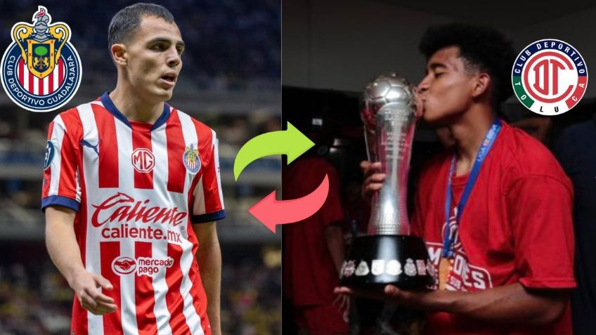 ¿Chivas y Toluca planean intercambio? Isaías Violante y Hugo Camberos serían los protagonistas