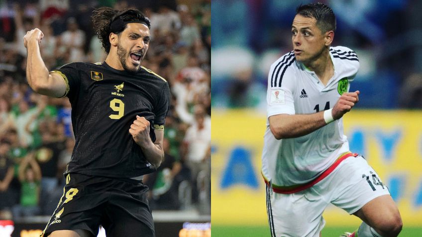 Raúl Jiménez iguala a Chicharito Hernández en goles oficiales con México y va por dos leyendas
