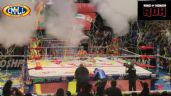 Foto ilustrativa de la nota titulada: CMLL: Bandido retiene el Campeonato Mundial de ROH ante Máscara Dorada en la Arena México