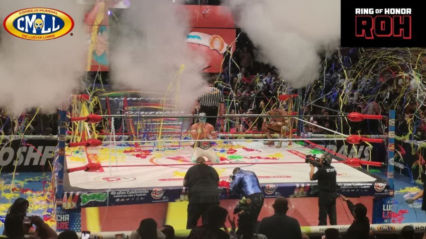 CMLL: Bandido retiene el Campeonato Mundial de ROH ante Máscara Dorada en la Arena México