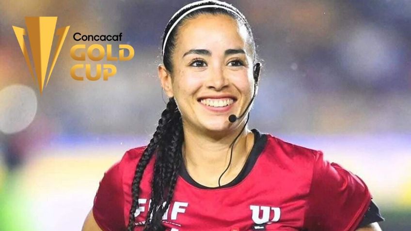 Katia Itzel García se convierte en la primera árbitra central en la historia de la Copa Oro