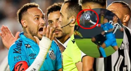 Neymar se disculpa tras replicar la ‘Mano de Dios’ y terminar expulsado con Santos | VIDEO