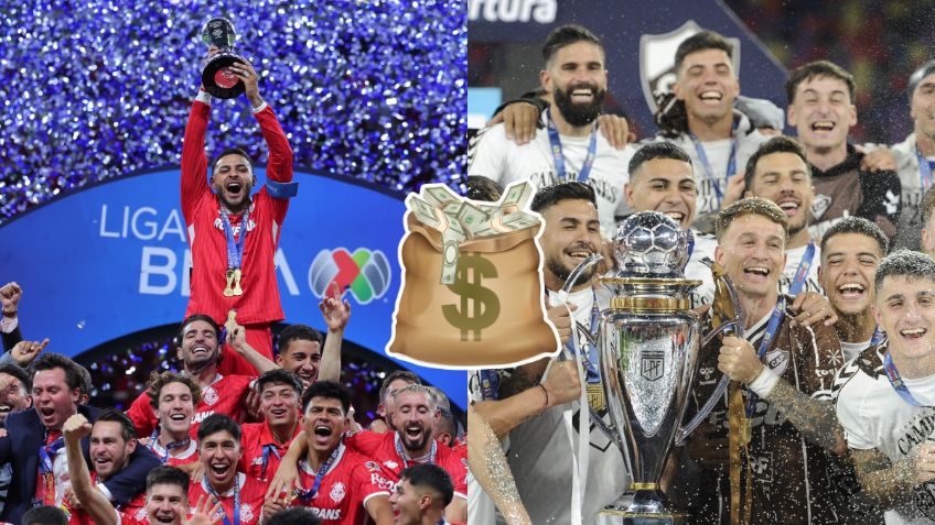 Mientras el campeón de Liga MX gana cerca de 4 millones, en Argentina este es el premio