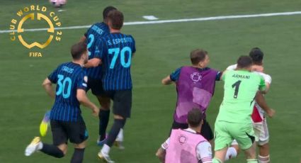 Marcos Acuña buscó "pelea" con Dumfries tras eliminación de River Plate, pero fue detenido | VIDEO