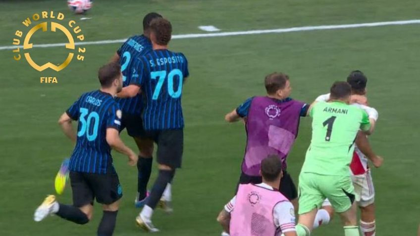 Marcos Acuña buscó "pelea" con Dumfries tras eliminación de River Plate, pero fue detenido | VIDEO