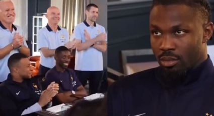 Mbappé no se aguantó la risa y se burló de Marcus Thuram por perder la Champions League | VIDEO