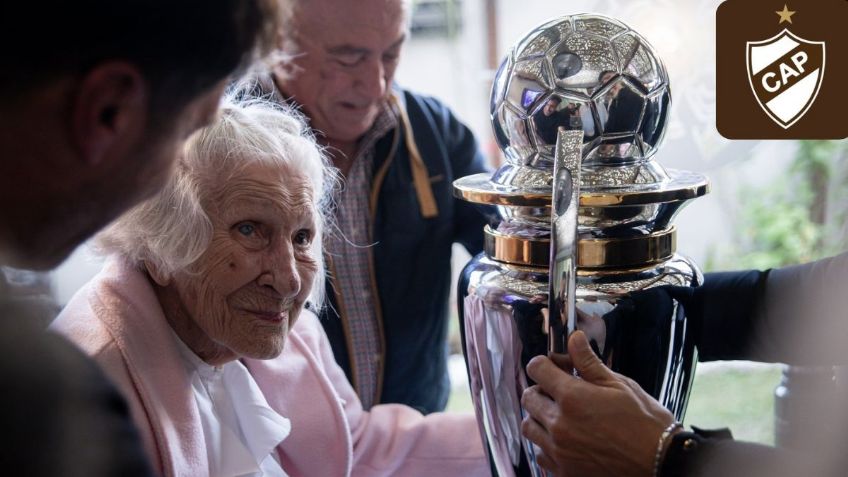 Platense celebra con abuelita de 98 años su reciente título en Argentina | VIDEO