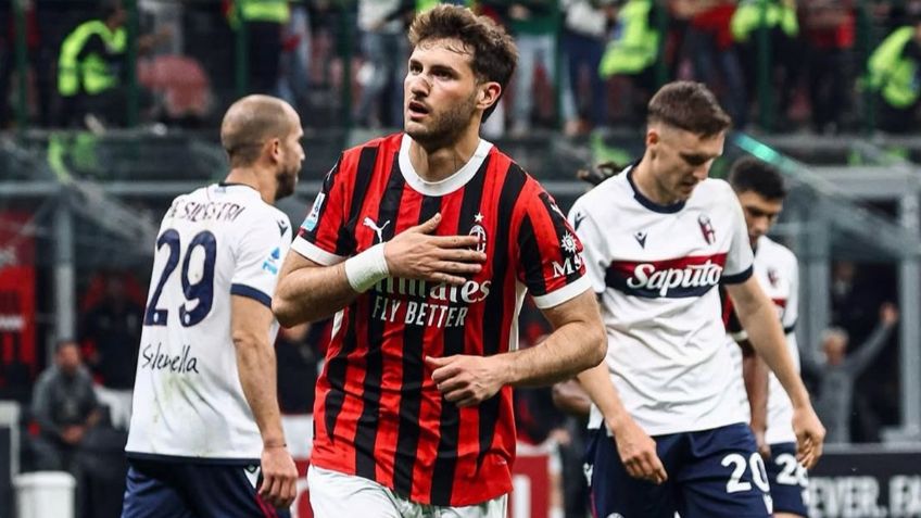 Santiago Giménez, comprometido en buscar el título de la Serie A con Milan