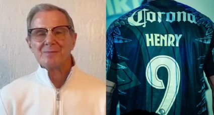 Enrique Borja felicita a Henry Martín por ser el nuevo número 9 del América; se unió a lista selecta