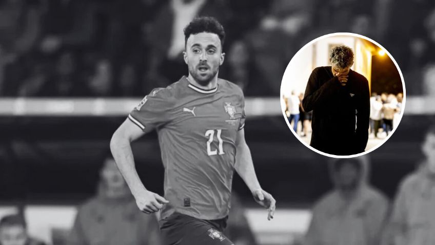 Luis Díaz rompió en llanto durante la misa en honor a Diogo Jota