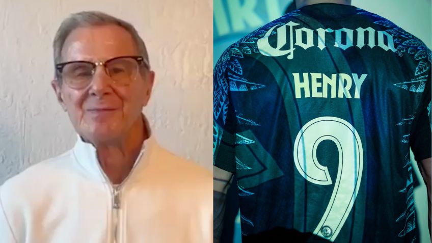 Enrique Borja felicita a Henry Martín por ser el nuevo número 9 del América; se unió a lista selecta
