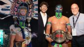 Foto ilustrativa de la nota titulada: Bandido luce espectacular penacho en ROH Supercard of Honor 2025; Hechicero, su próximo rival