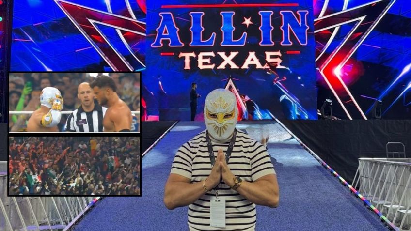 AEW All In 2025: Místico ingresa al ring con "Me muero" y enardece al público en Texas | VIDEO