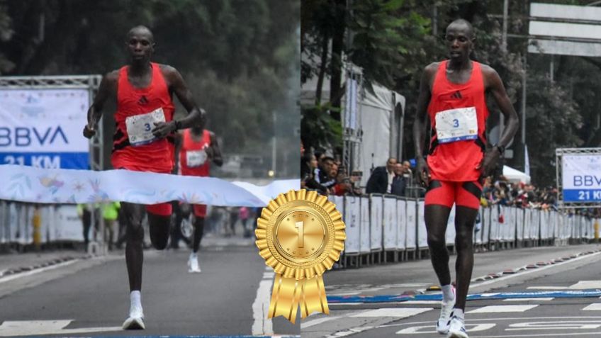 Medio Maratón CDMX 2025: Corredor de Uganda bate récord histórico, luego de 15 años