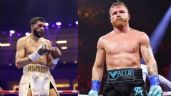 Foto ilustrativa de la nota titulada: Hamzah Sheeraz reconoce a Canelo Álvarez como su ídolo y admite que quiere enfrentarlo en 2026