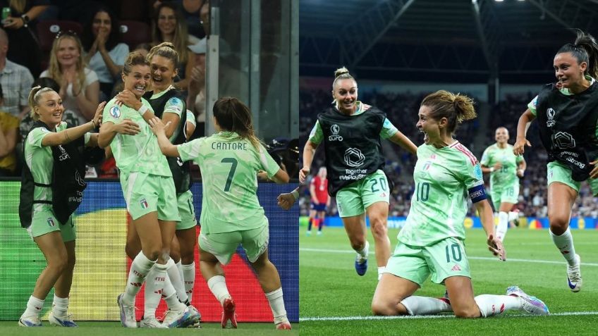 Eurocopa Femenina 2025: Italia vence a Noruega sobre la hora y es semifinalista del torneo