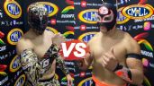 Foto ilustrativa de la nota titulada: CMLL: Neón y Máscara Dorada, de compañeros a rivales en la Final de la Leyenda de Plata 2025
