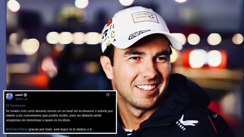 Checo Pérez recibe emotiva carta y sorprende a fan al felicitarlo por su graduación