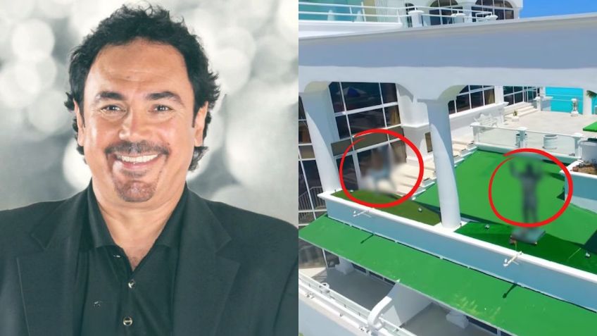 Así luce la impresionante estatua de Hugo Sánchez en su mansión de Cancún | VIDEO