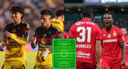 Campeón de Campeones 2025: Revelan posibles ALINEACIONES del América y Toluca por el título