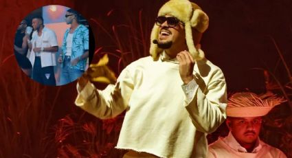 Captan a Kylian Mbappé y Achraf Hakimi en el sexto concierto de Bad Bunny en Puerto Rico | VIDEO