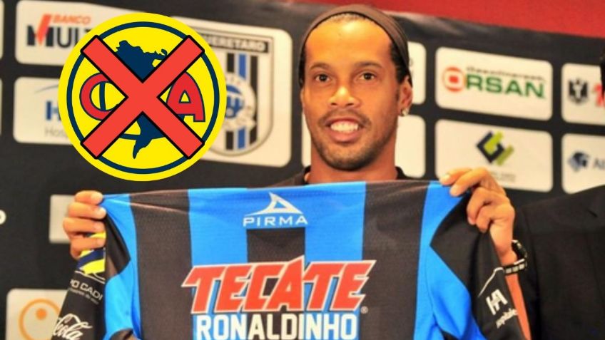 El insólito motivo por el que Ronaldinho no jugó en el América tras su llegada a la Liga MX en 2014