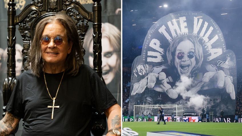 Así se despidió el Aston Villa de la leyenda Ozzy Osbourne, gran fan del equipo inglés
