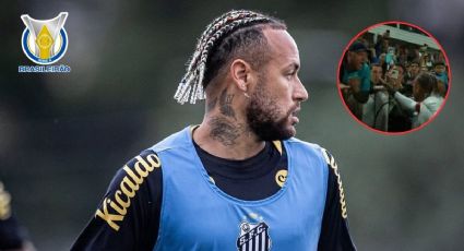 Neymar encara a fan tras reclamos por polémica derrota de Santos ante Inter | VIDEO
