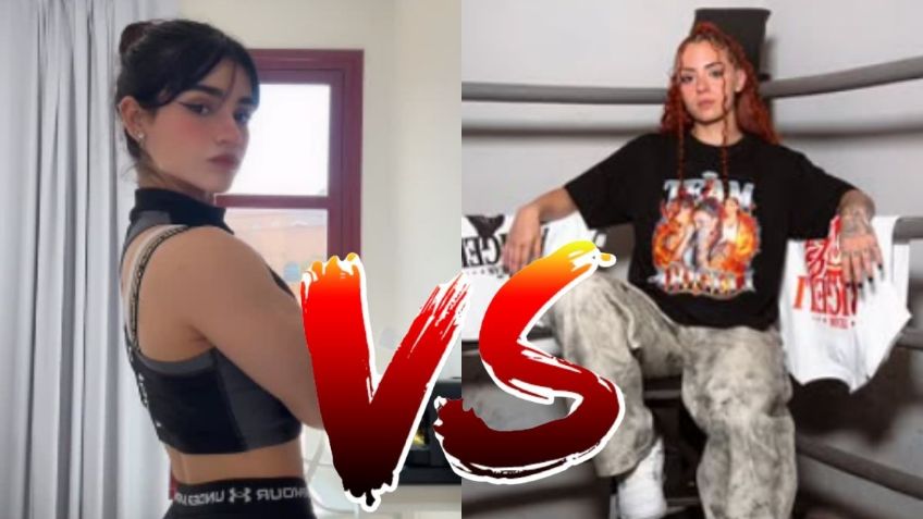 Alana Flores y Ari Geli tuvieron intenso careo en el pesaje; prometen guerra en la Velada del Año 5