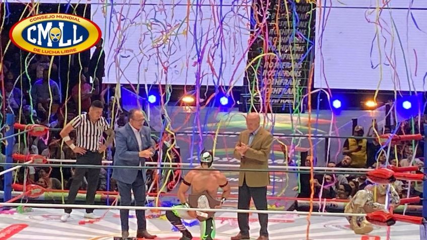 CMLL: Neón supera a su padrino Máscara Dorada y se consagra con la Leyenda de Plata 2025