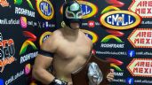 Foto ilustrativa de la nota titulada: CMLL: Neón, al borde del llanto tras ganar la Leyenda de Plata 2025 y festejarlo con su padre